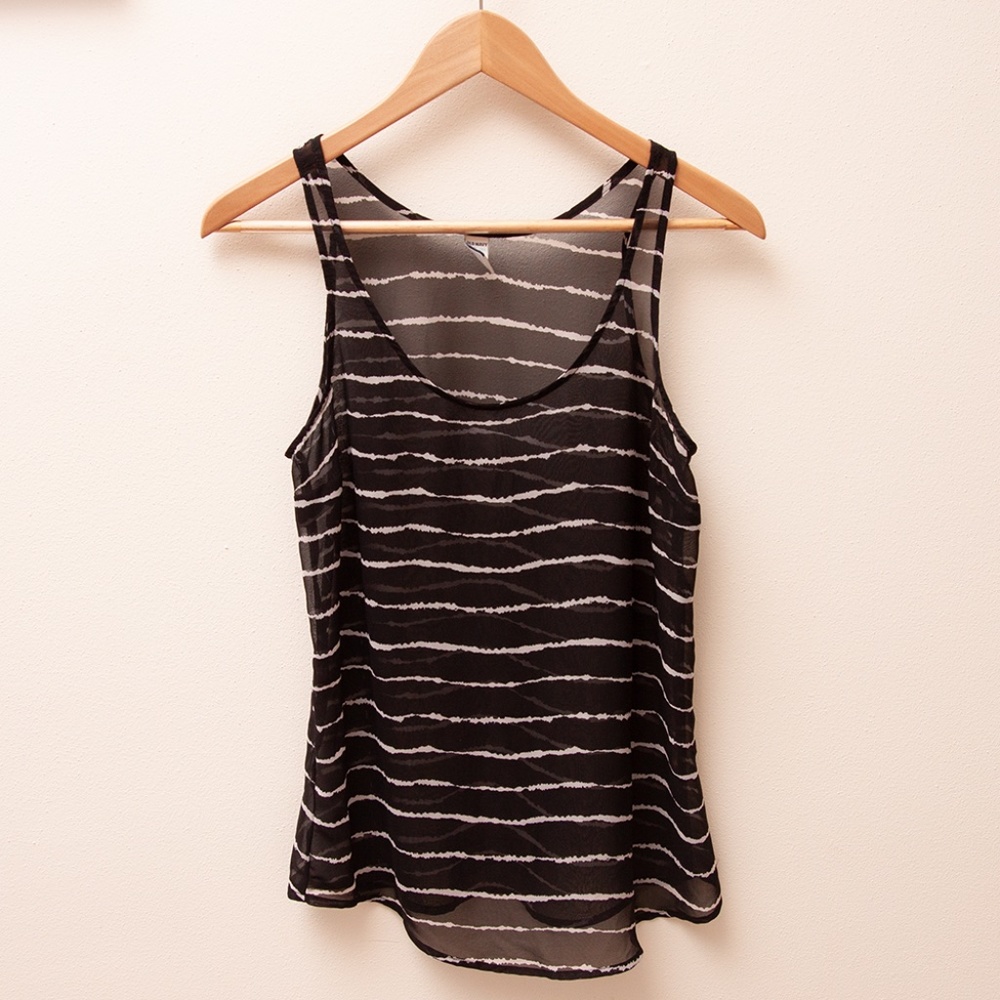 Old Navy striped sleeveless blouse